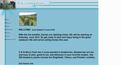 Desktop Screenshot of gnberryfarm.com