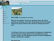 Tablet Screenshot of gnberryfarm.com